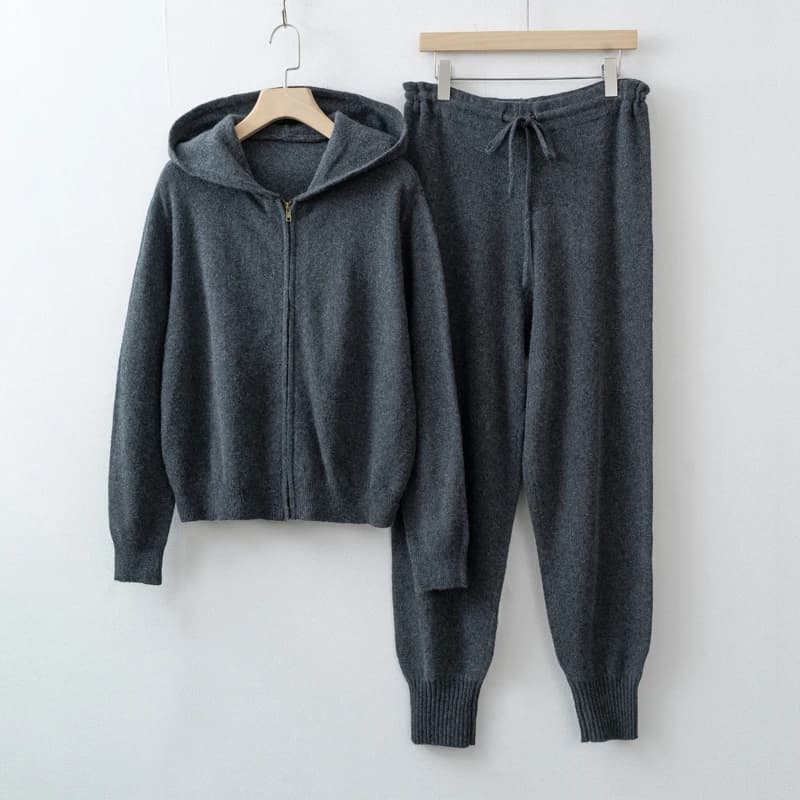 2015 femmes laine Cardigan pantalons ensembles vêtements en tricot