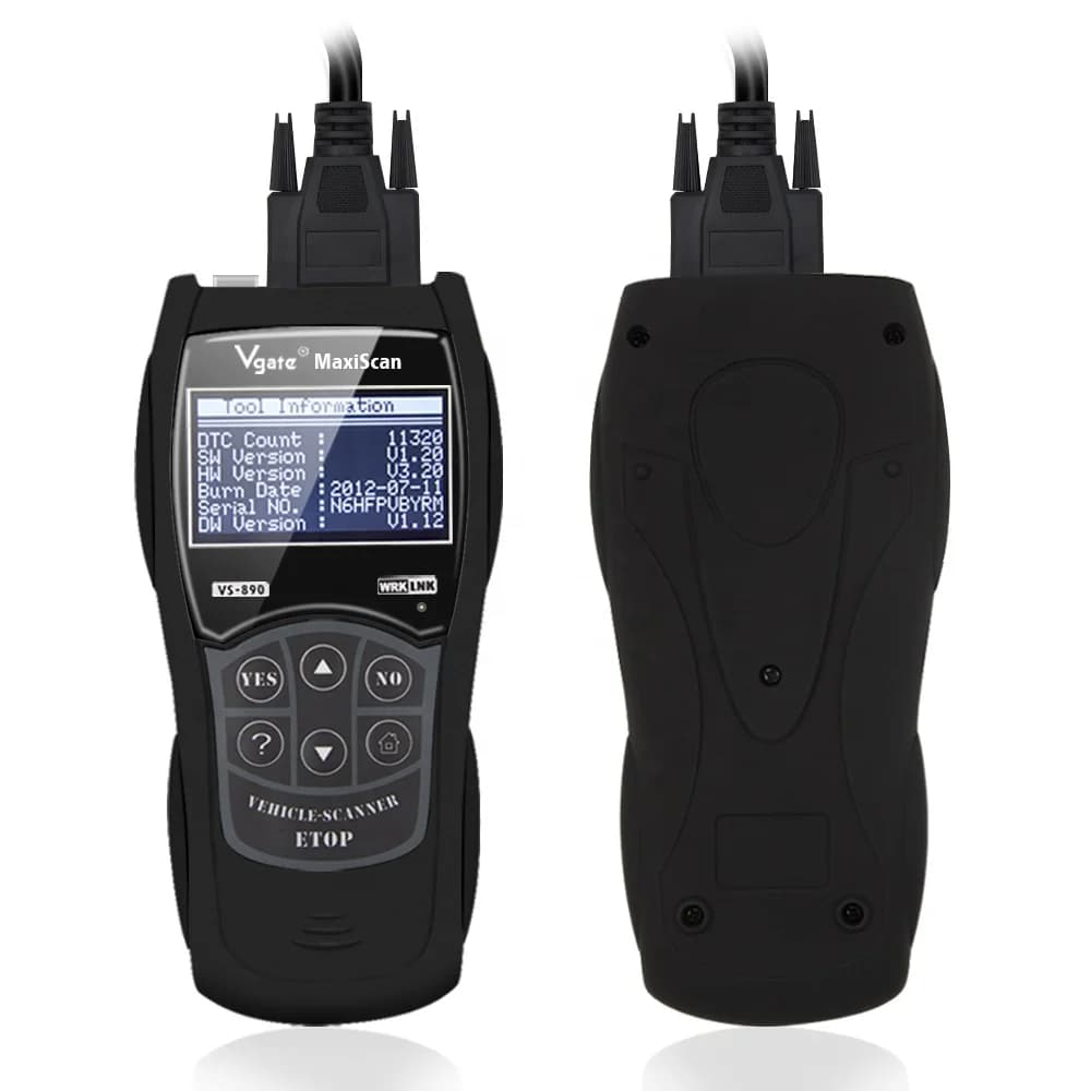 VGATE VS890 lecteur de Code OBD2 Scanner de voiture outil de Diagnostic de voiture et multilingue Sc