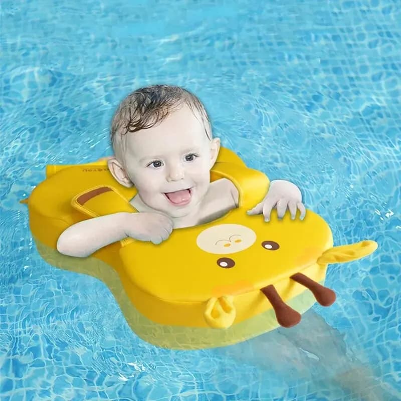 Flotteur de piscine non gonflable pour bébé, anneau flottant parfait pour les tout-petits et les enf