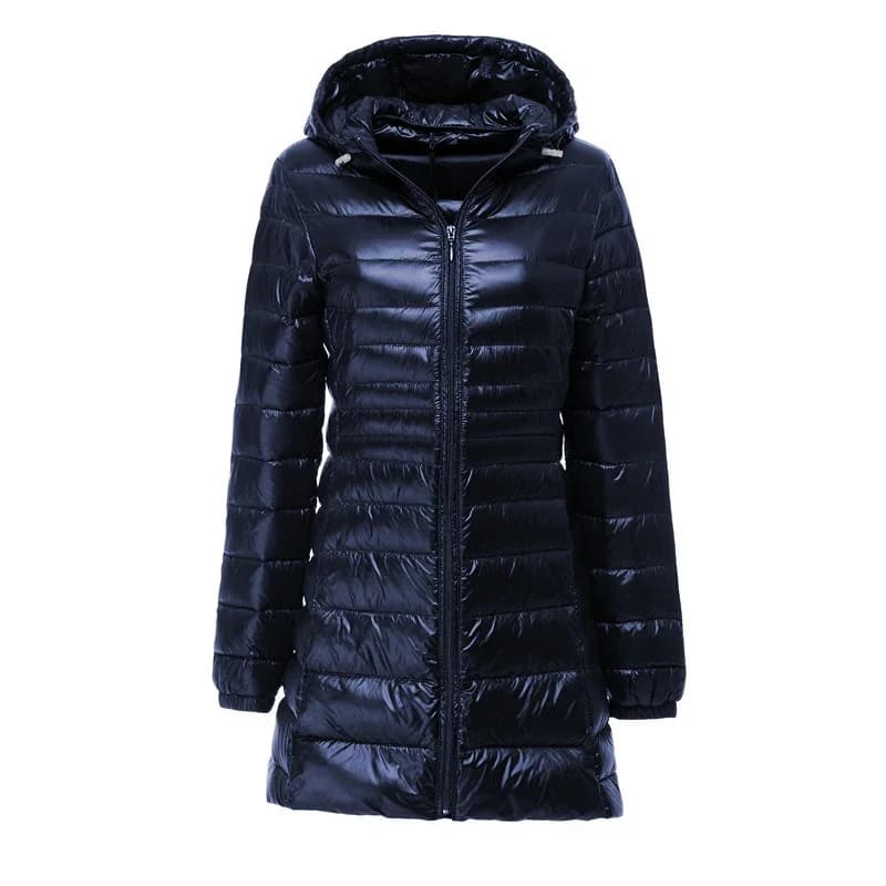 Surdimensionné 7XL 8XL Plus longue doudoune femmes hiver Ultra léger doudoune femmes avec capuche ve