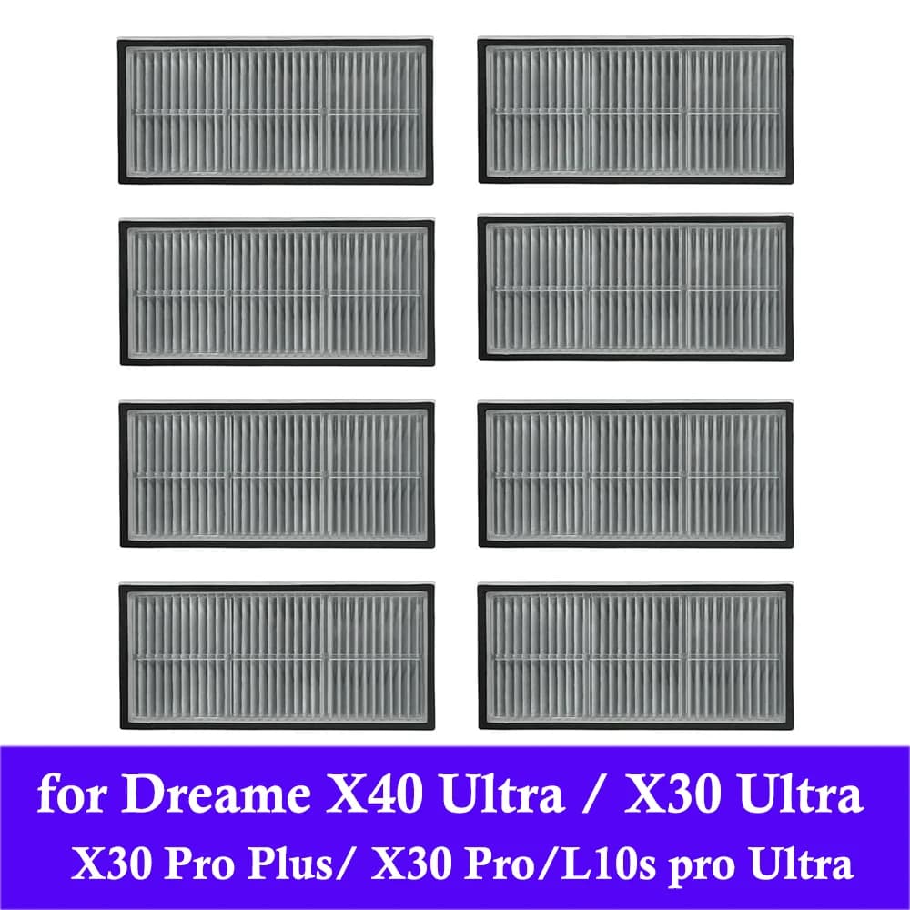 Filtres HEPA pour aspirateur Dreame L10s Pro Ultra Heat / X30 Ultra / L10s Ult X40 Ultra / X40 Pro, 