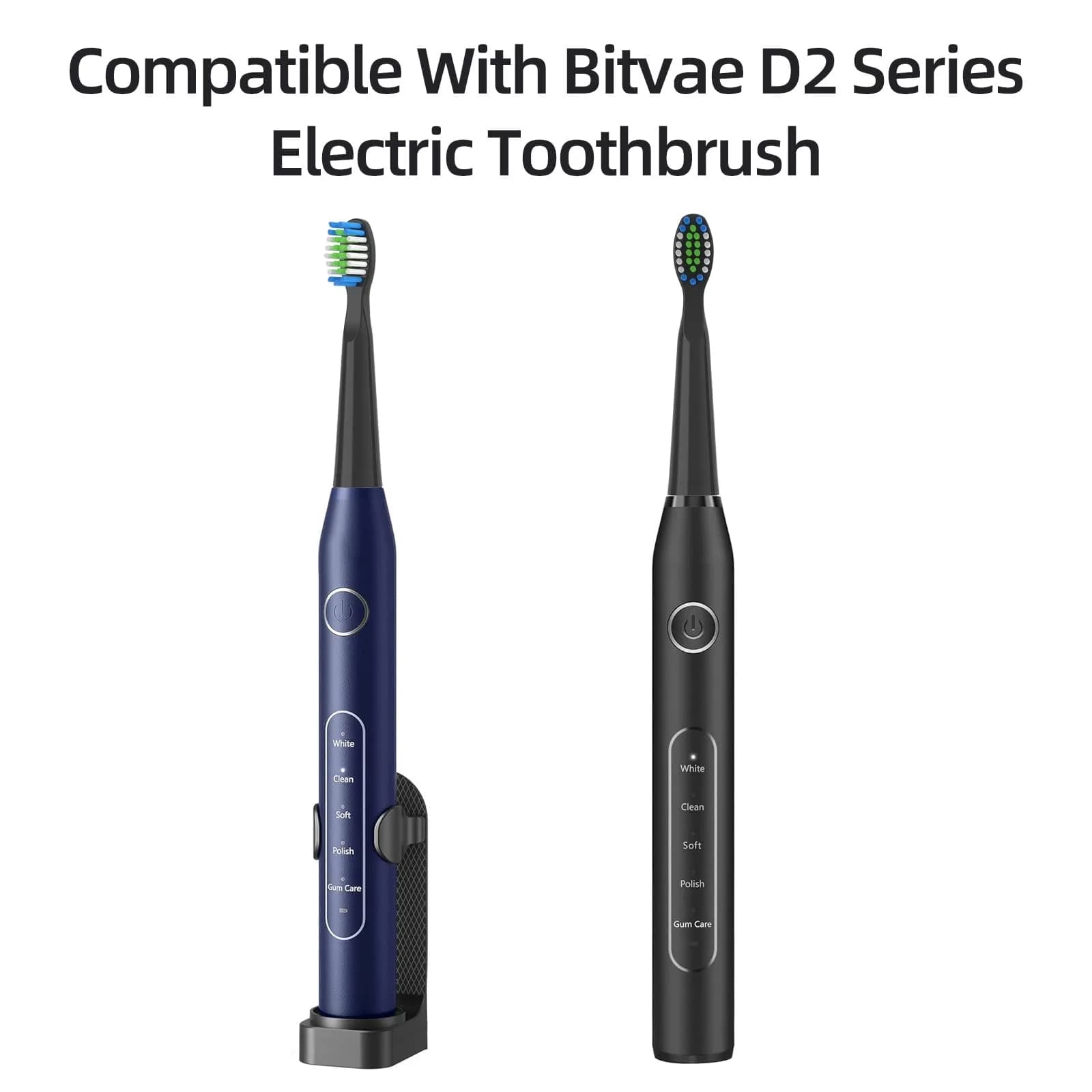 Compatible avec les têtes de rechange pour brosse à dents électrique Bitvae D2, pour brosse à dents 