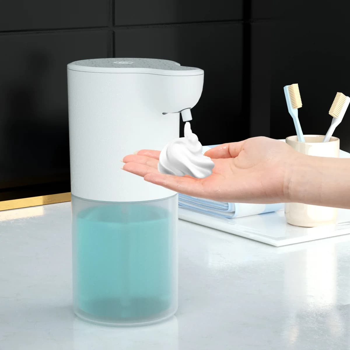 Distributeur automatique de mousse Regina, capteur intelligent, sans contact, chargement USB, désinf