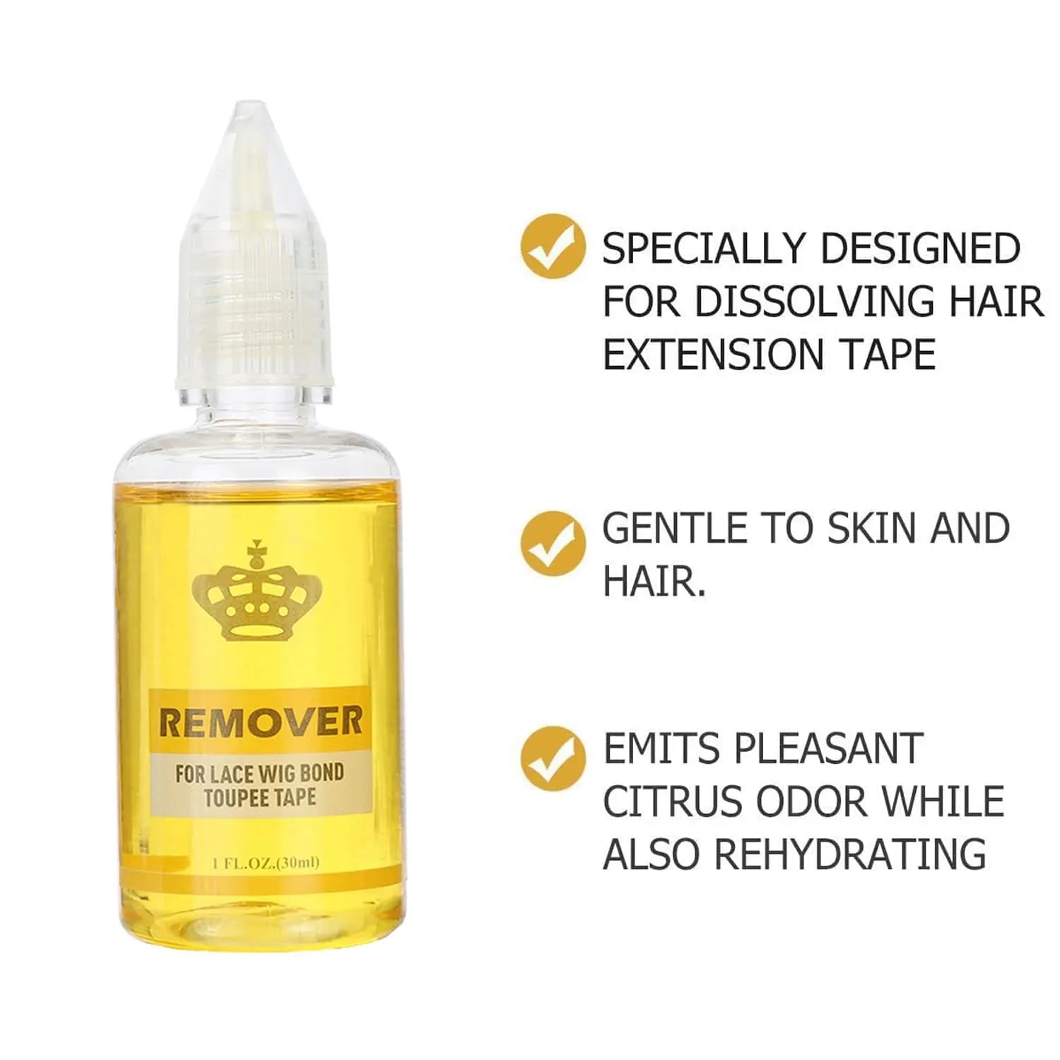 Colle pour perruque avec dissolvant, Super colle pour perruques en dentelle/toupet/fermeture, Kit d'