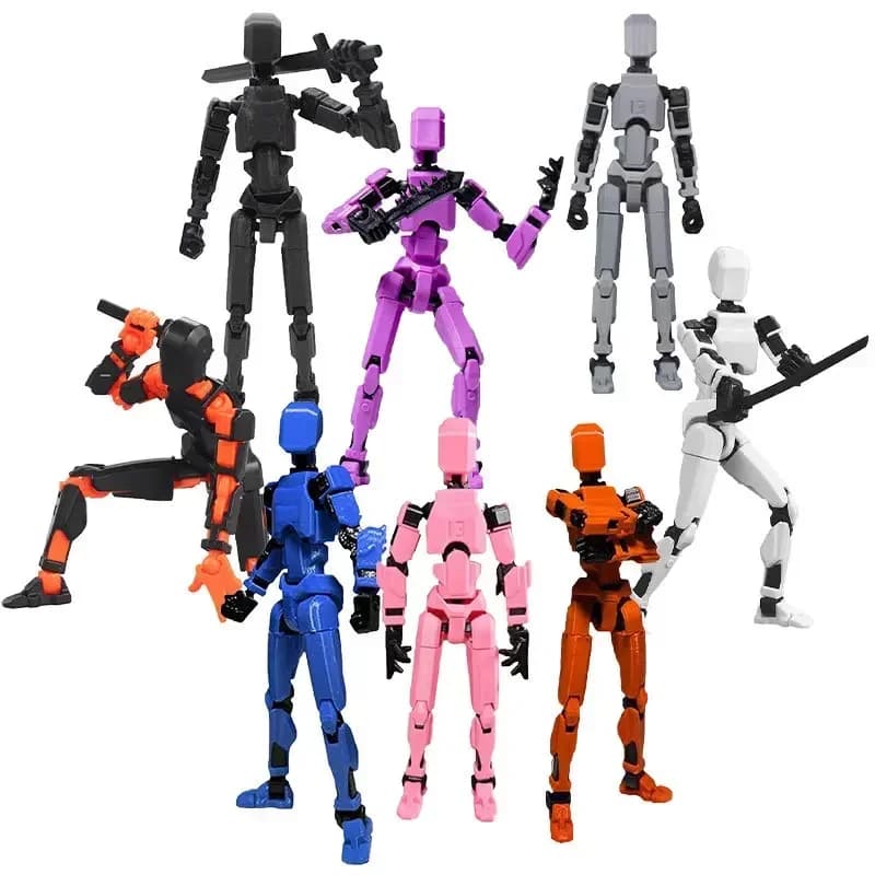 Bricolage lumineux T13 multi-articulé mobile Shapeshift Robot 3D imprimé Mannequin chanceux robot et