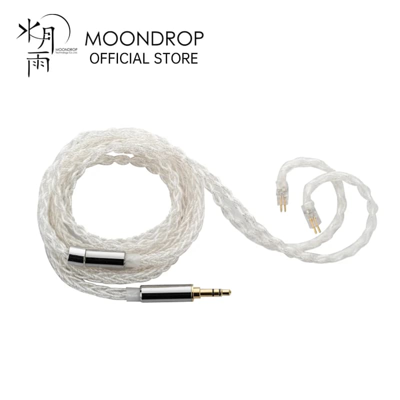 Câble pour écouteurs MOONDROP Line K, câble amélioré en cuivre plaqué argent de haute pureté Kato Ar
