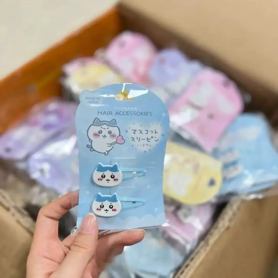 Nouveau Chiikawa Bb pince fille Kawaii pince à cheveux étudiant élastique mignon Usaki Hachiware des