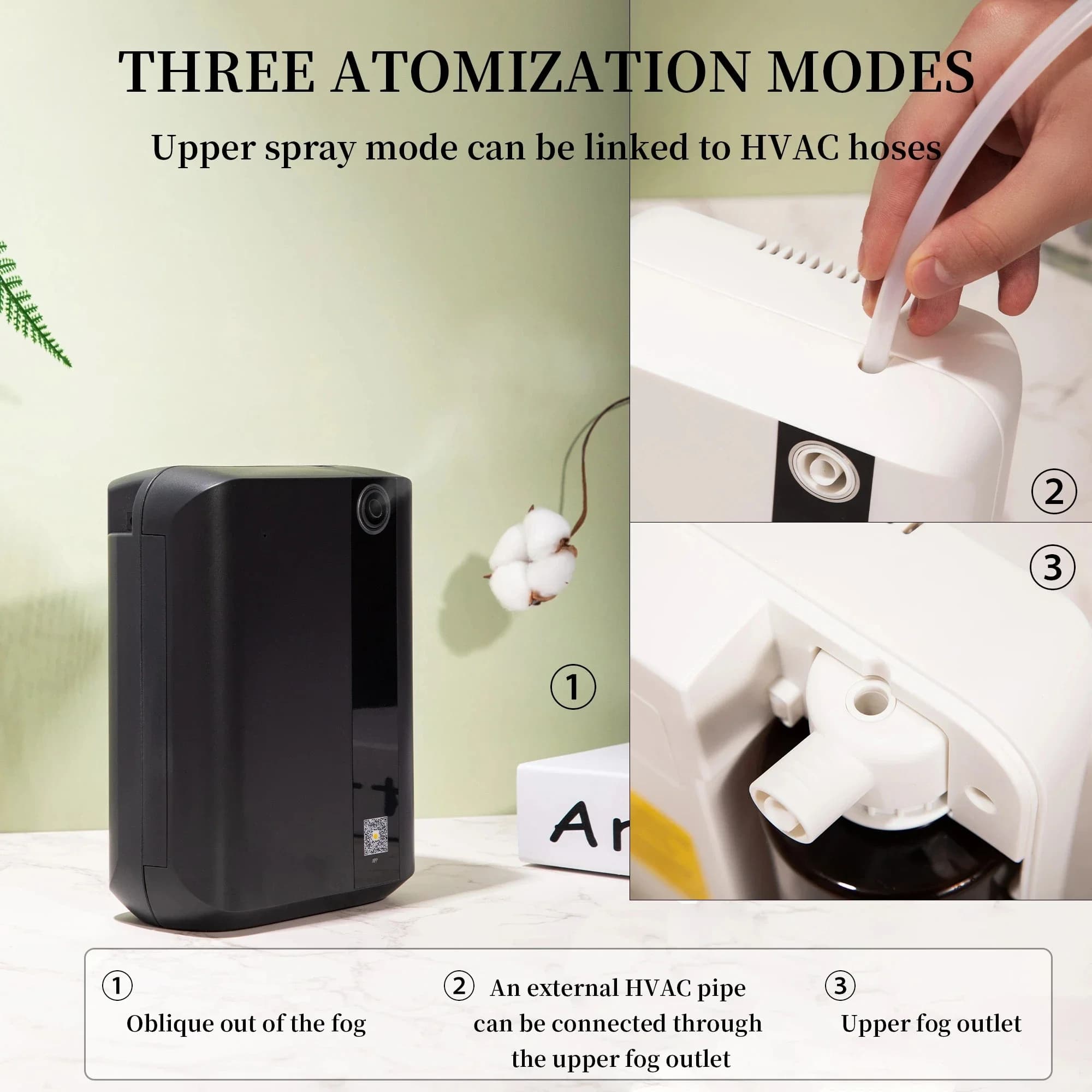 Diffuseur d'huiles essentielles pour la maison, 1000 sanglantes m ³, Bluetooth, Hylique, parfum d'am