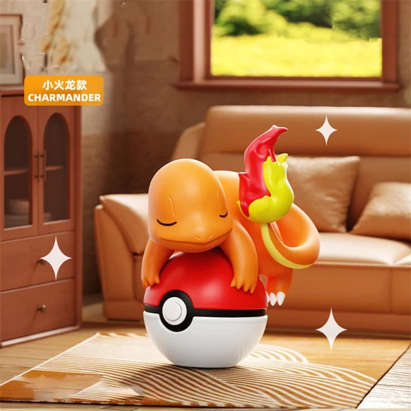 Authentique Pok é mon veilleuse poupée Pikachu EEVEE CHARMANDER BULBASAUR PSYDUCK ornement fait à la