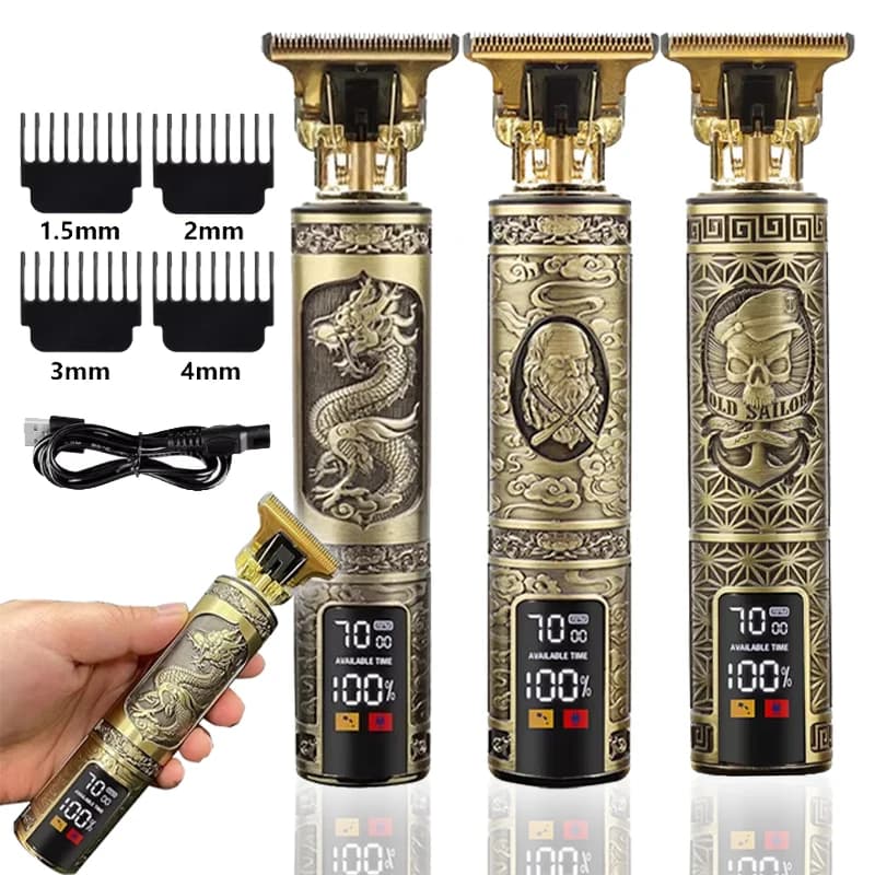 T9 électrique tondeuse à cheveux nouveau tondeuse à cheveux professionnel rasoir barbe salon de coif