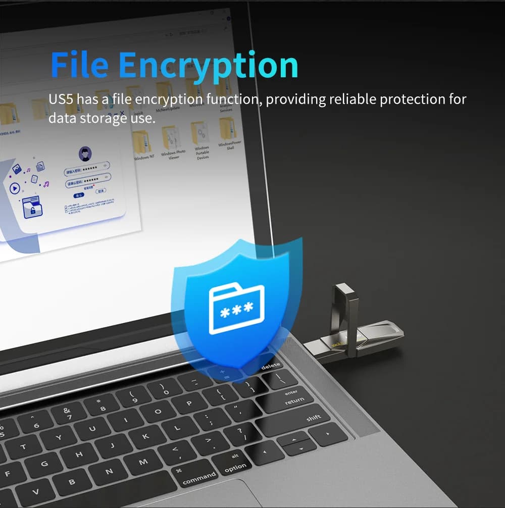 Netac USB 3.2 clé USB à semi-conducteurs 128GB 256GB 512GB 1TB 520 mo/s Type C clé USB livraison gra