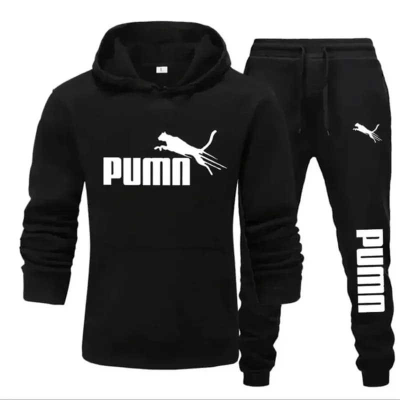 Nouvel ensemble de vêtements de sport décontractés pour hommes, sweat-shirt à capuche + pantalon, 2 
