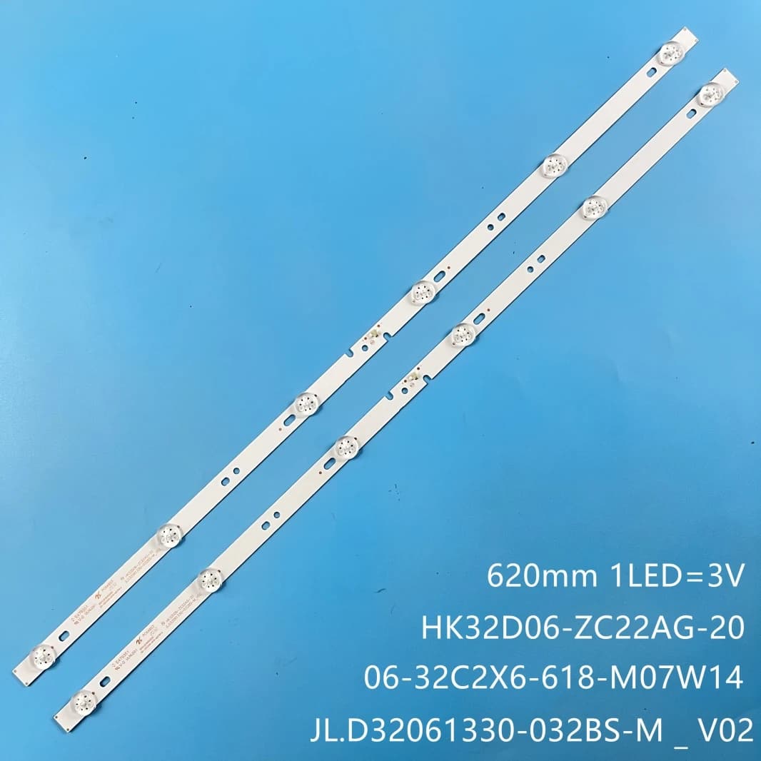 Rétroéclairage LED pour téléviseur 06-32C2X6-618-M07W14 pour HK32D06-ZC22AG-20 JL.D32061330-032BS-M 