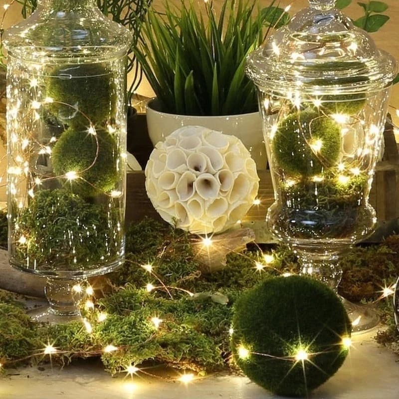 Guirlande lumineuse LED en fil de cuivre 10/20M, USB/batterie, étanche, féerique, décoration de fête