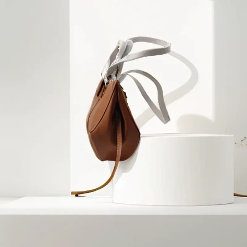 Sac à main grande capacité Style classique élégant Vintage sac à bandoulière forme seau sous accoudo