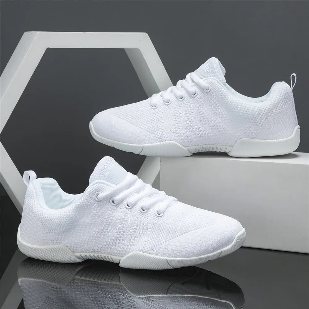 BAXINIER filles blanc Cheer danse baskets enfants léger Cheerleading formation marche Tennis femmes 