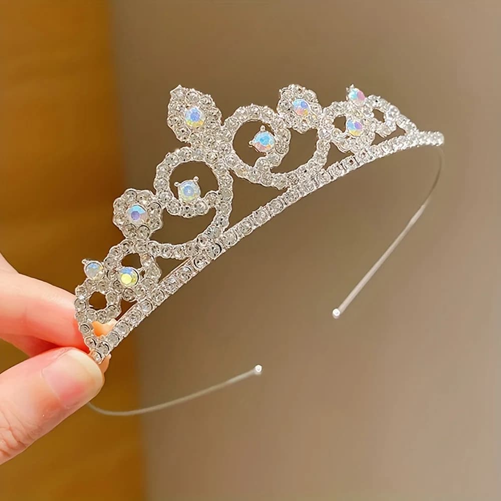 Cerceau de cheveux couronne mignon pour enfants, 1 pièce, cadeaux d'anniversaire pour filles