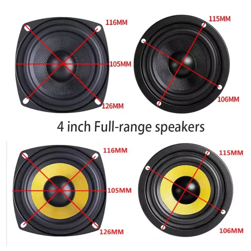 KYYSLB 4 pouces gamme complète haut-parleur 30-80W systèmes de cinéma maison amplificateur haut-parl