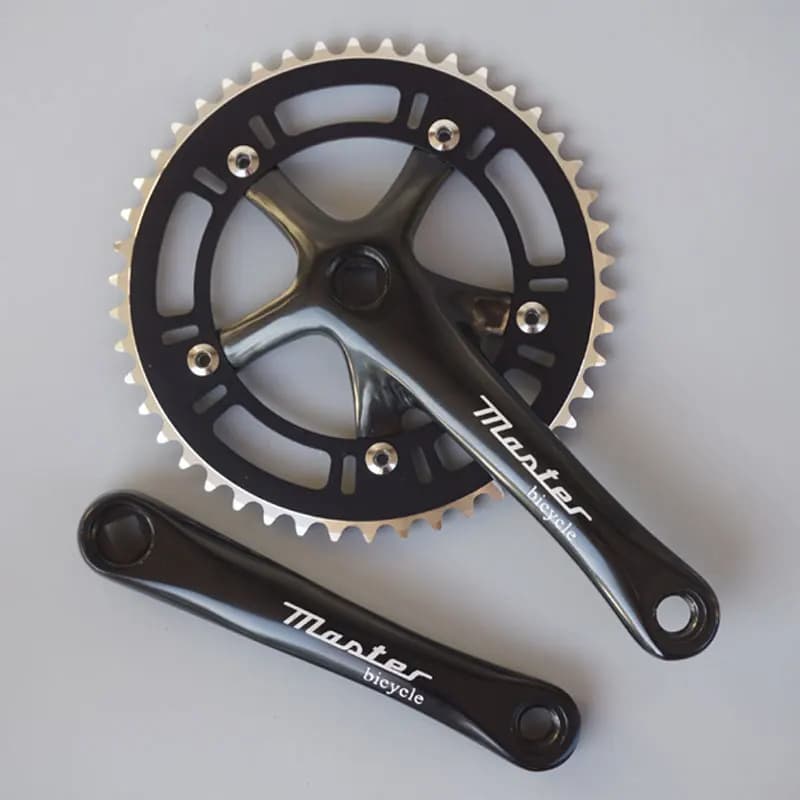 Fixie vélo rétro vélo roue à chaîne à vitesse unique 46T 130BCD manivelle 170mm en alliage d'alumini