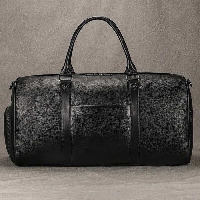 Sac de voyage en cuir de nouveau design à la mode, sac de sport en peau de vache souple, sac de voya