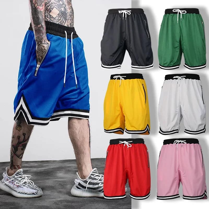 Short de sport pour hommes, 8 couleurs, respirant, évacuant la transpiration, séchage rapide, pour c