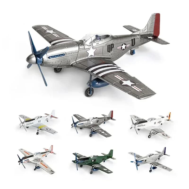 MUSTANG – avion de chasse 4D P-51D à assembler, modèle américain de la seconde guerre mondiale P51, 