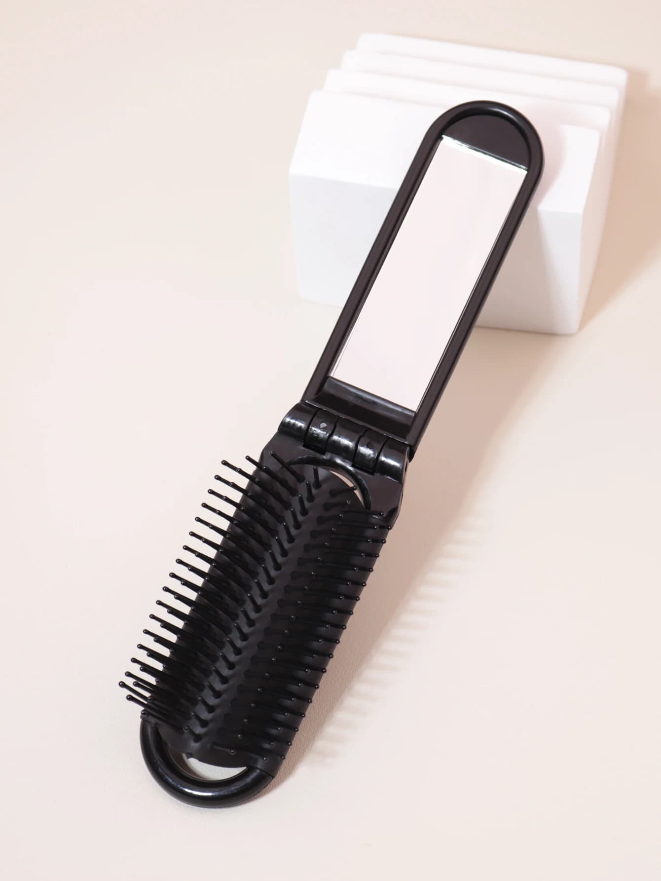 Brosse à cheveux pliante pour miroir de voyage, mini brosse à cheveux de massage portable, adaptée a