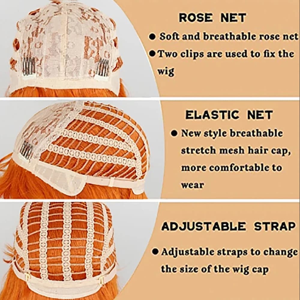 HAIRJOY cheveux synthétiques femmes rose BOB perruques courte bouclée résistant à la chaleur perruqu