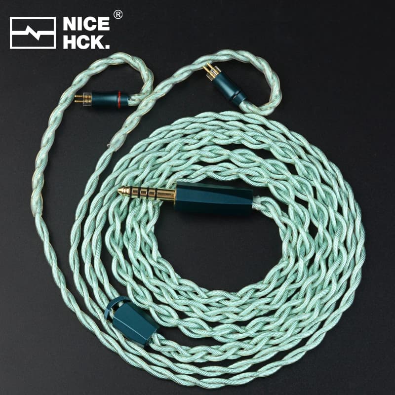 NICEHCK-Câble d'écouteurs phare FourMix, fil de mise à niveau en alliage quaternaire, broche MMCX 0.