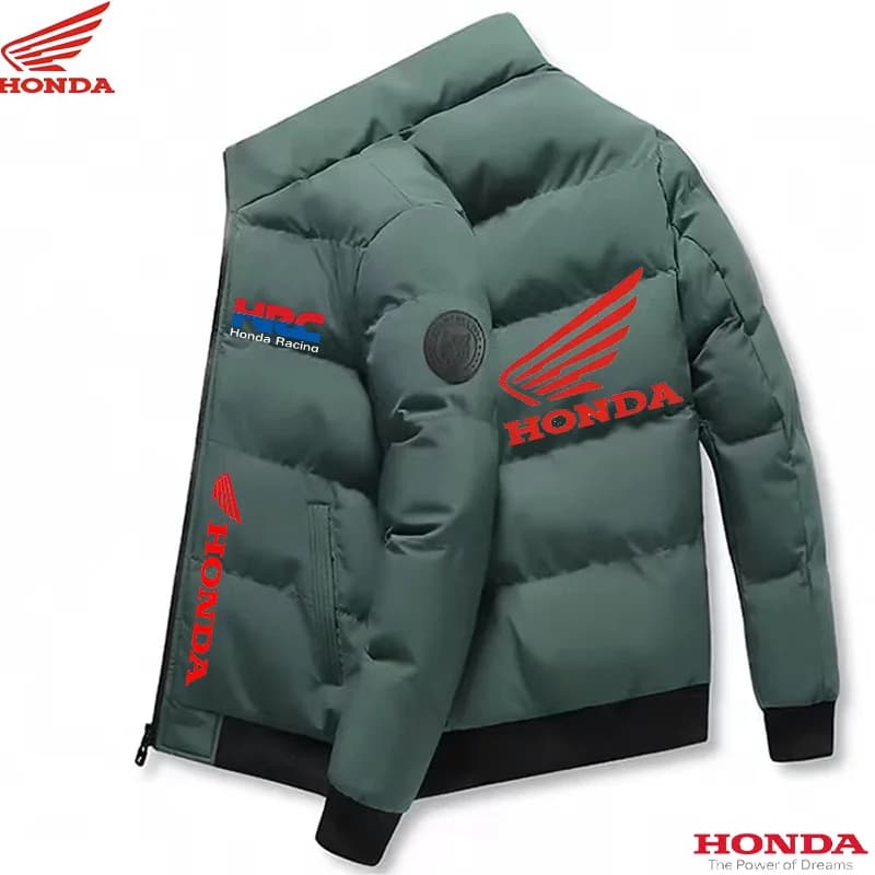 Honda veste en coton chaud décontracté hiver moto veste de sport hommes qualité extérieur veste épai