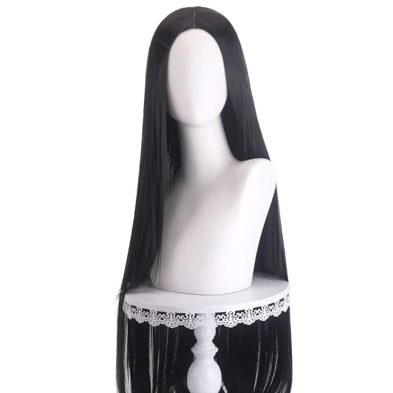 Perruque synthétique pour femmes, 40 pouces, couleur anime, longue et droite, frange fendue centrale