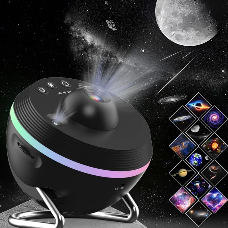 Meteor-Projecteur de galAct ultra clair, 13 en 1, veilleuse, lampe, espace lointain, boule, planétar