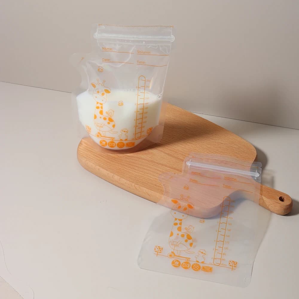 Sacs de conservation du lait maternel, 100 pièces, pochettes pré-sterilizées anti-fuite sans BPA, je
