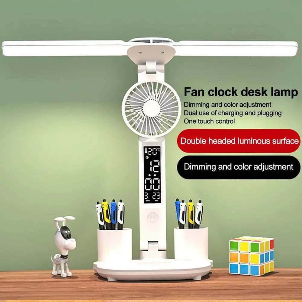 Lampe de Table Rechargeable pour étude, lampe de bureau lampe de lecture lampe de Table Led avec ven