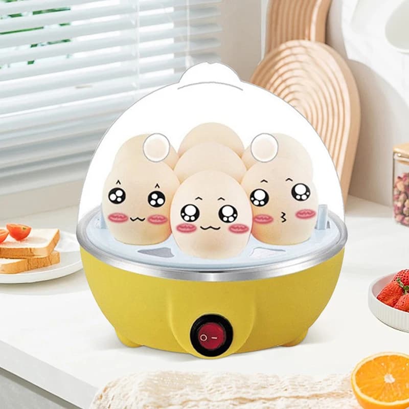 Cuiseur à œufs automatique, mise hors tension, machine multifonctionnelle pour 7 œufs à la vapeur, c