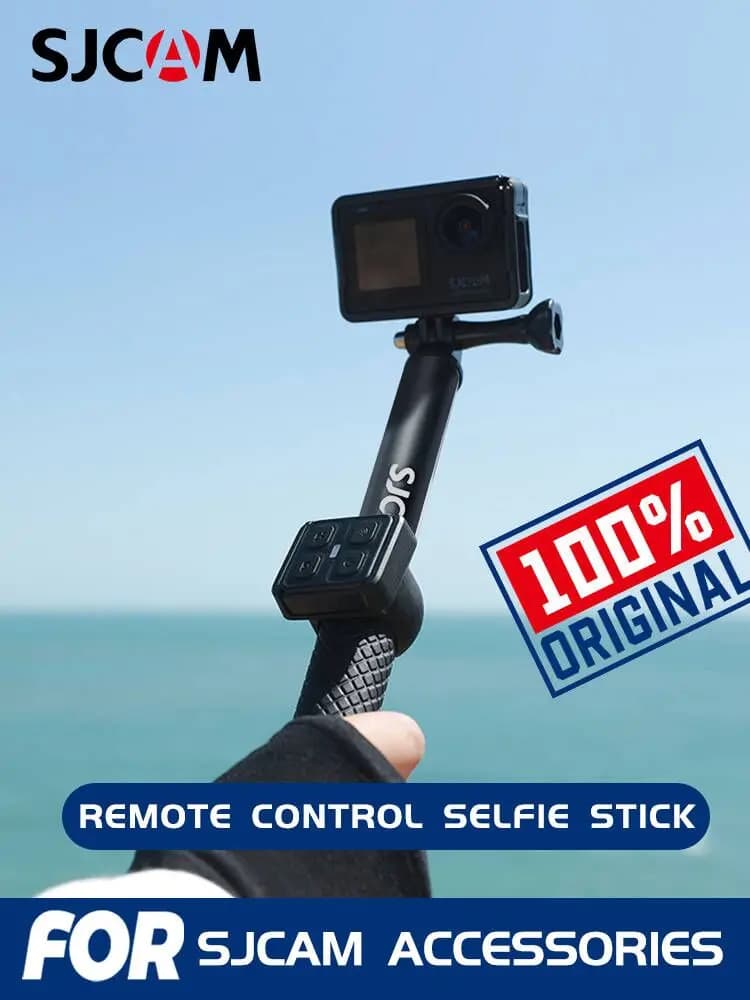 SJCAM télécommande Selfie bâton monopode en aluminium pour SJCAM C300 SJ6 SJ7 Star SJ8PRO SJ8PLUS SJ