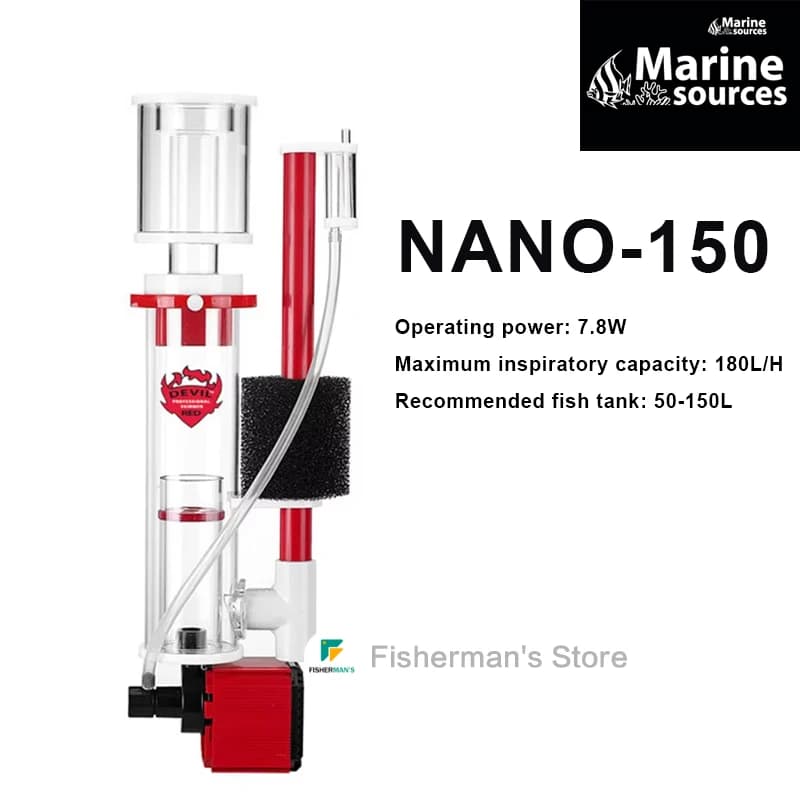 110v-220v Red Devil S-150 Sources Marine Red Devil RDC 150 (Nano 150) écumoire de protéines suspendu