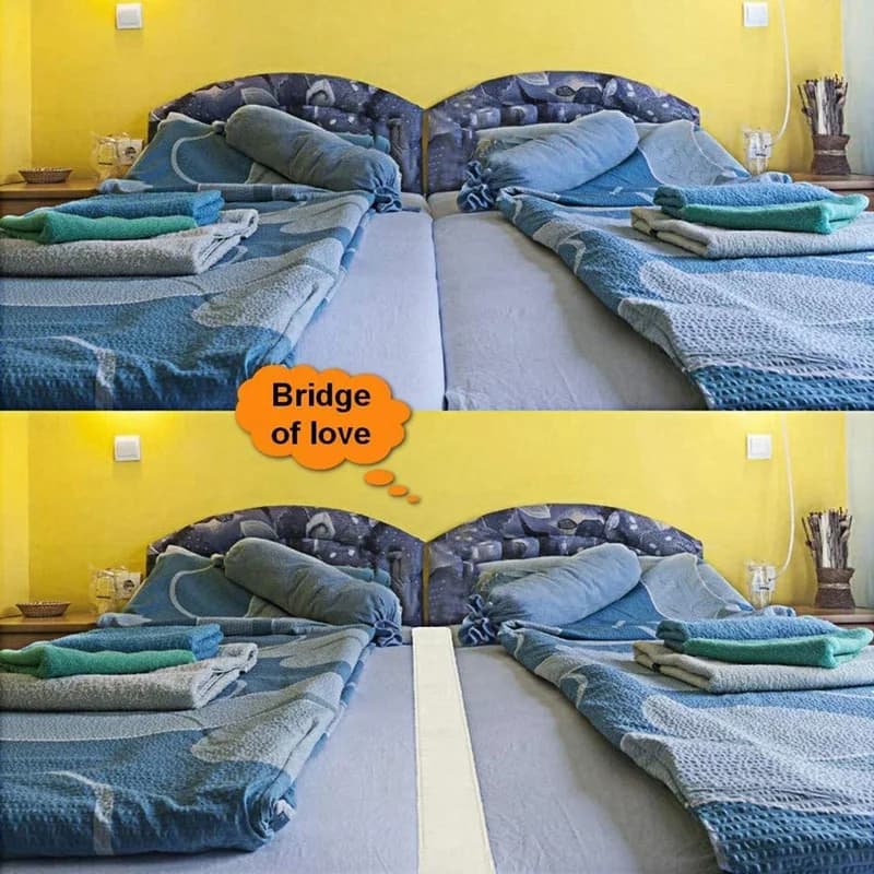 Connecteur de matelas réglable pour lit double, pont de lit, kit de convertisseur, remplissage d'esp