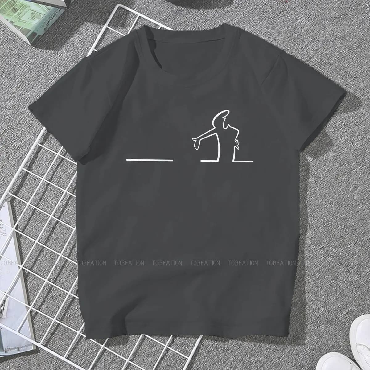 T-shirt gauche pour femmes La Linea t-shirts Style dame t-shirt 4XL imprimé doux en vrac