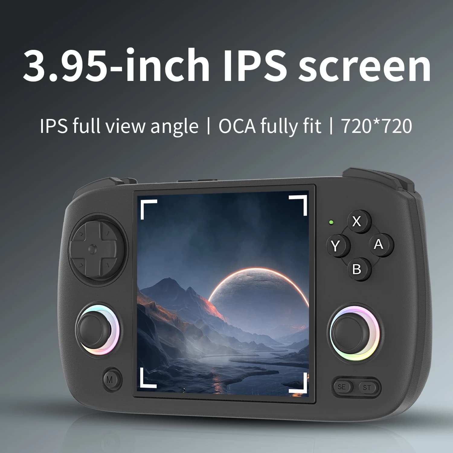 Console de jeu portable ANBERNIC RG CubeXX, écran IPS de 3,95 pouces, système Linux 64 bits, prend e