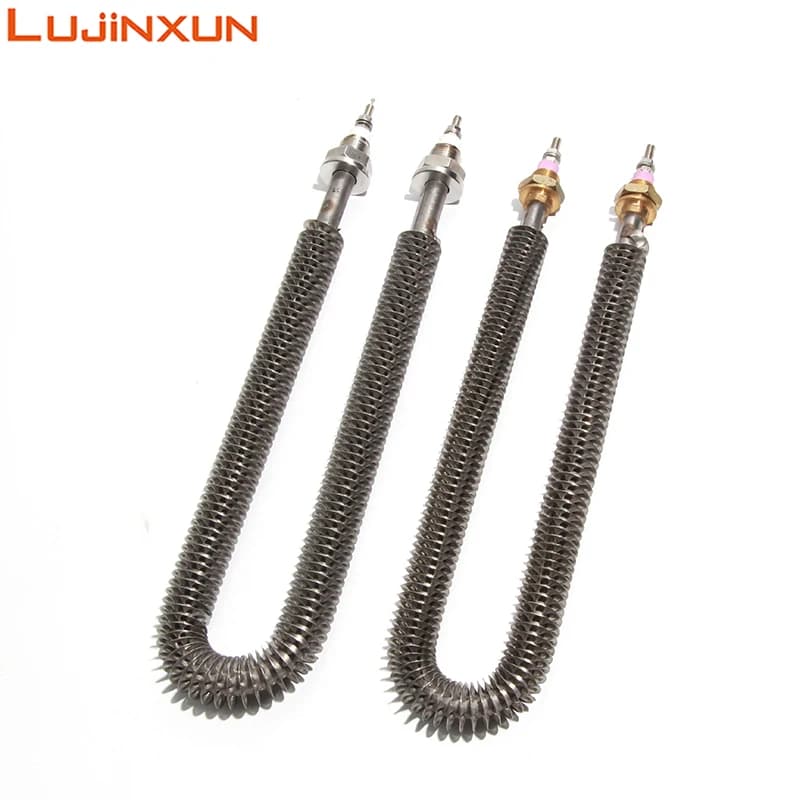 LUJINXUN-Chauffage à air tubulaire à ailettes de type U, 152, 304SS, 0,8 KW, 1KW, 1,2 KW, 1,5 KW, 2K
