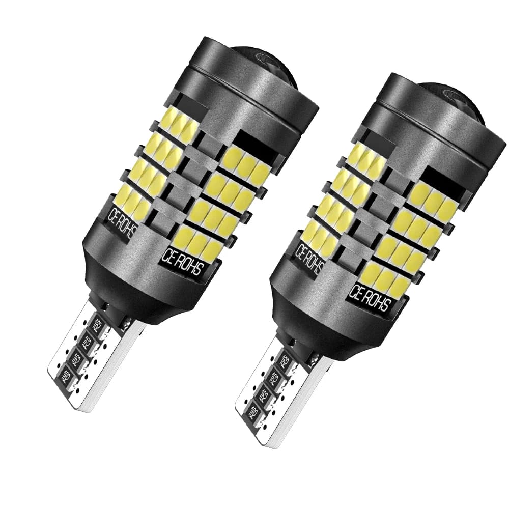 2 pièces LED feu de recul Blub lampe de secours W16W T15 921 Canbus sans erreur pour Fiat 500 500C 5
