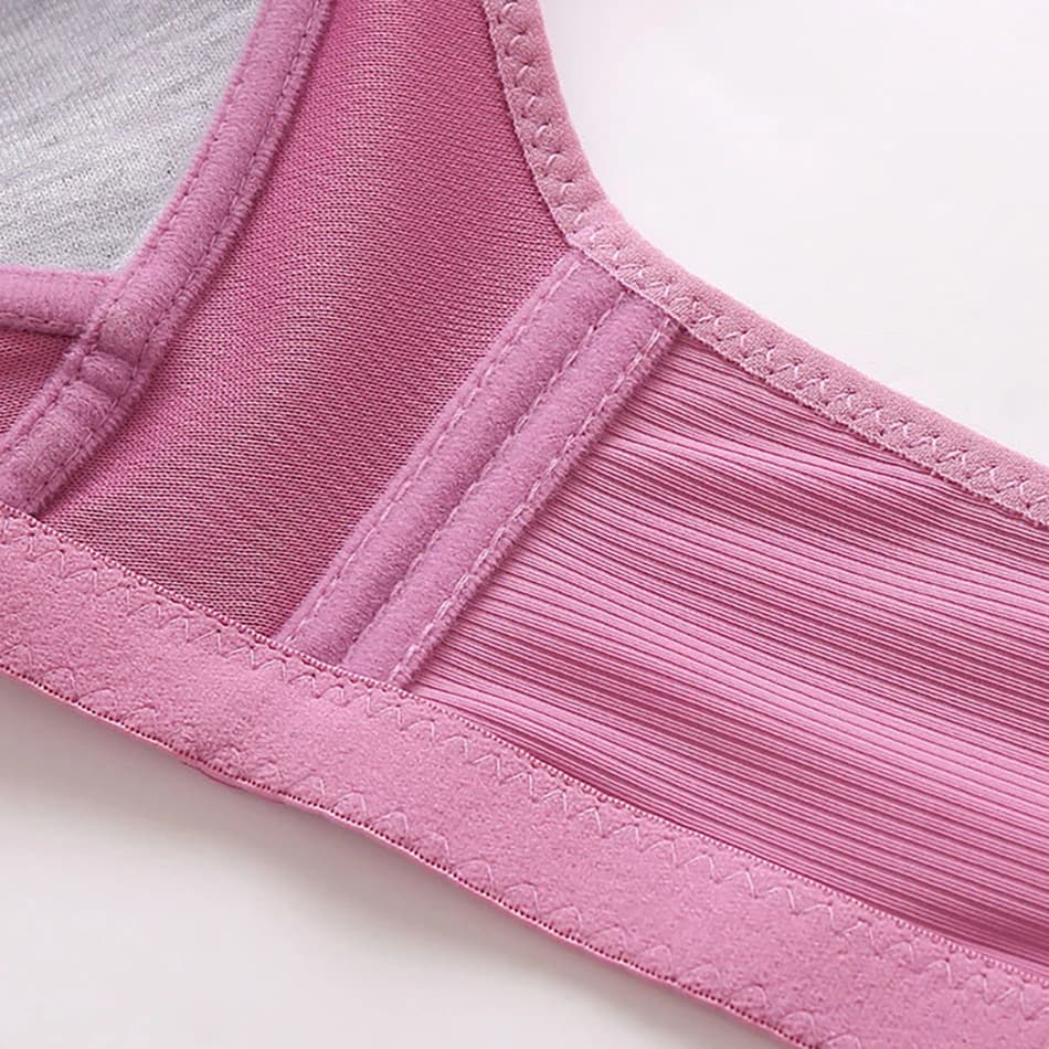Soutien-gorge d'allaitement sans armatures, soutien-gorge à couverture complète, effet de moulage et