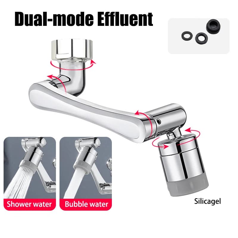 Tête de pulvérisateur rotative à 1080 °, buse de robinet d'eau, adaptateur d'extension HOTap univers