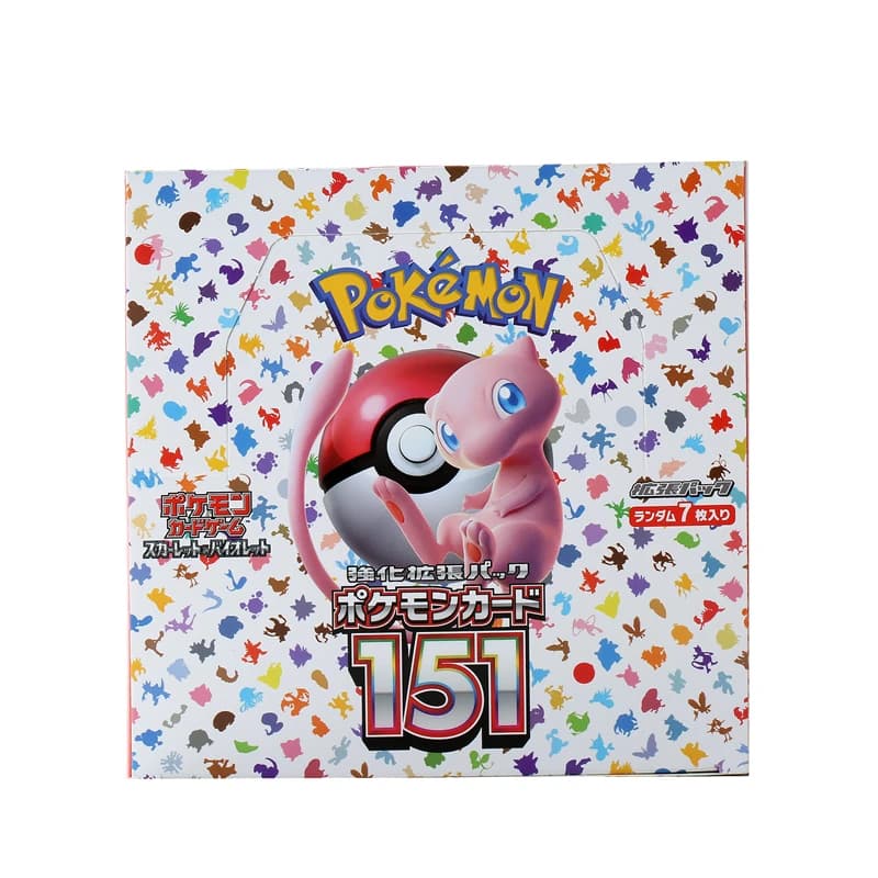 140 cartes/boîte Pokémon Écarlate et Violet 151 Japon SV2a SV11W Version Zekrom TCG Classics Expansi