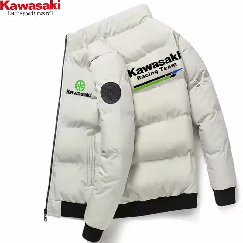 Kawasaki nouvelle veste épaisse, veste chaude en coton, veste de sport d'hiver décontractée, veste c