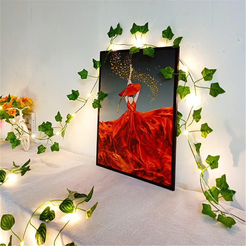 Guirxiété Lumineuse Solaire à 100LED pour Décoration de Jardin, Luminaire Décoratif d'Extérieur, Eff