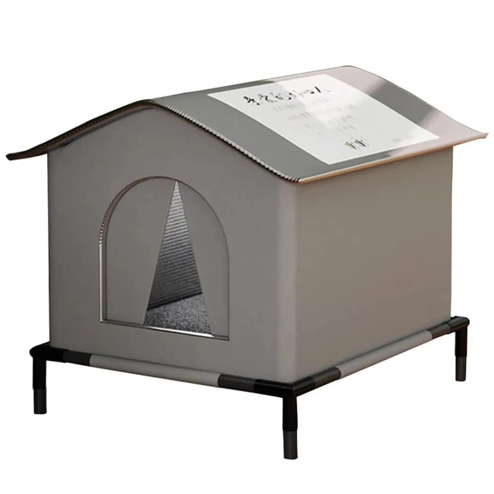 Niches pour chats errants avec tapis imperméable, chaudes pour l'hiver, pliables, lavables, lits pou