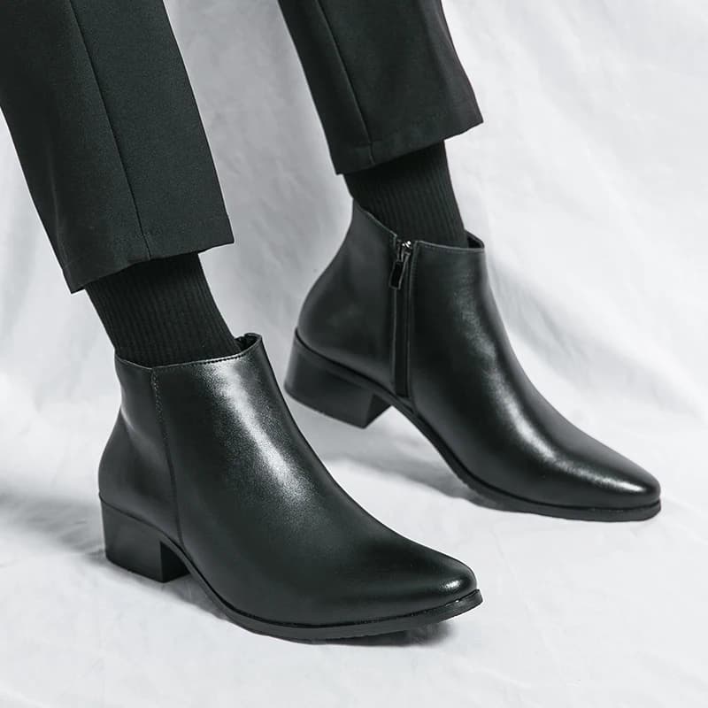 Chaussures pour hommes Chelsea bottes casual affaires rétro bottines homme chaussures de marche chau