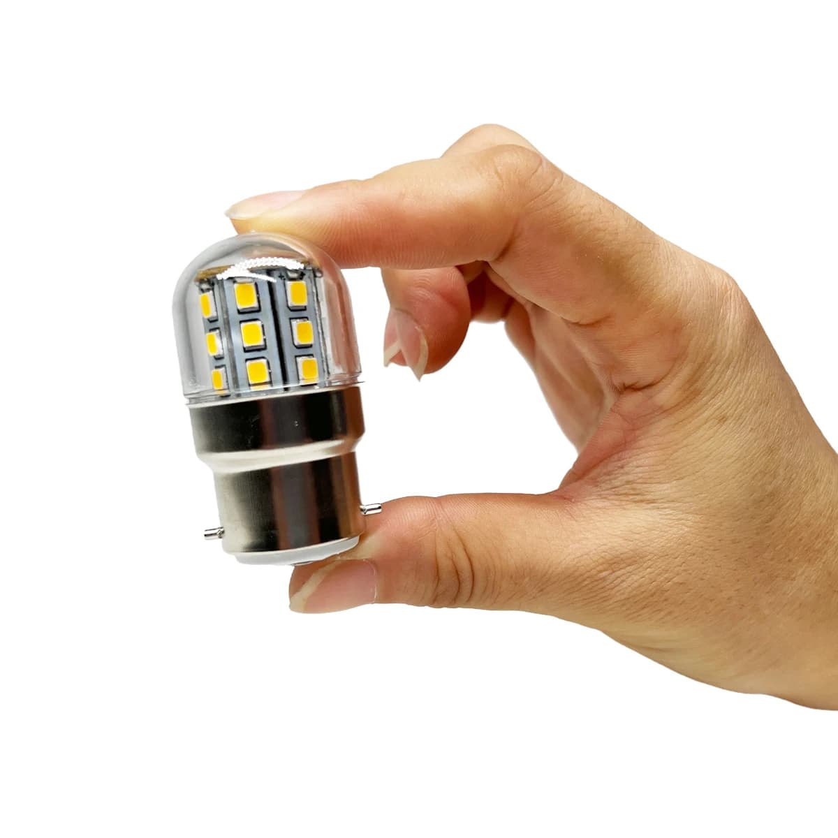Mini ampoules LED B22 pour micro-ondes et réfrigérateur, lampe blanche froide et chaude, économie d'